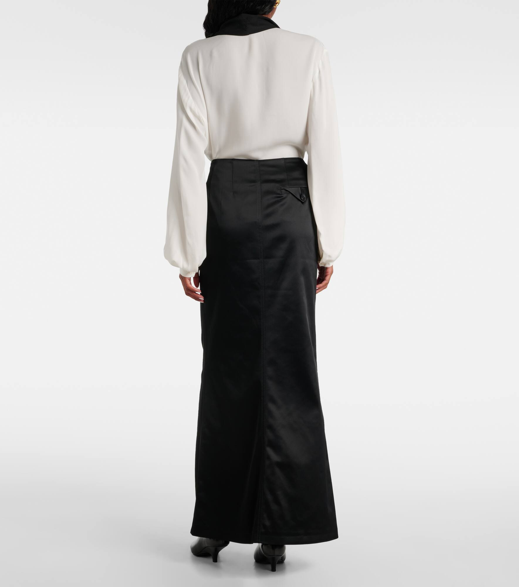 Satin maxi skirt - 3
