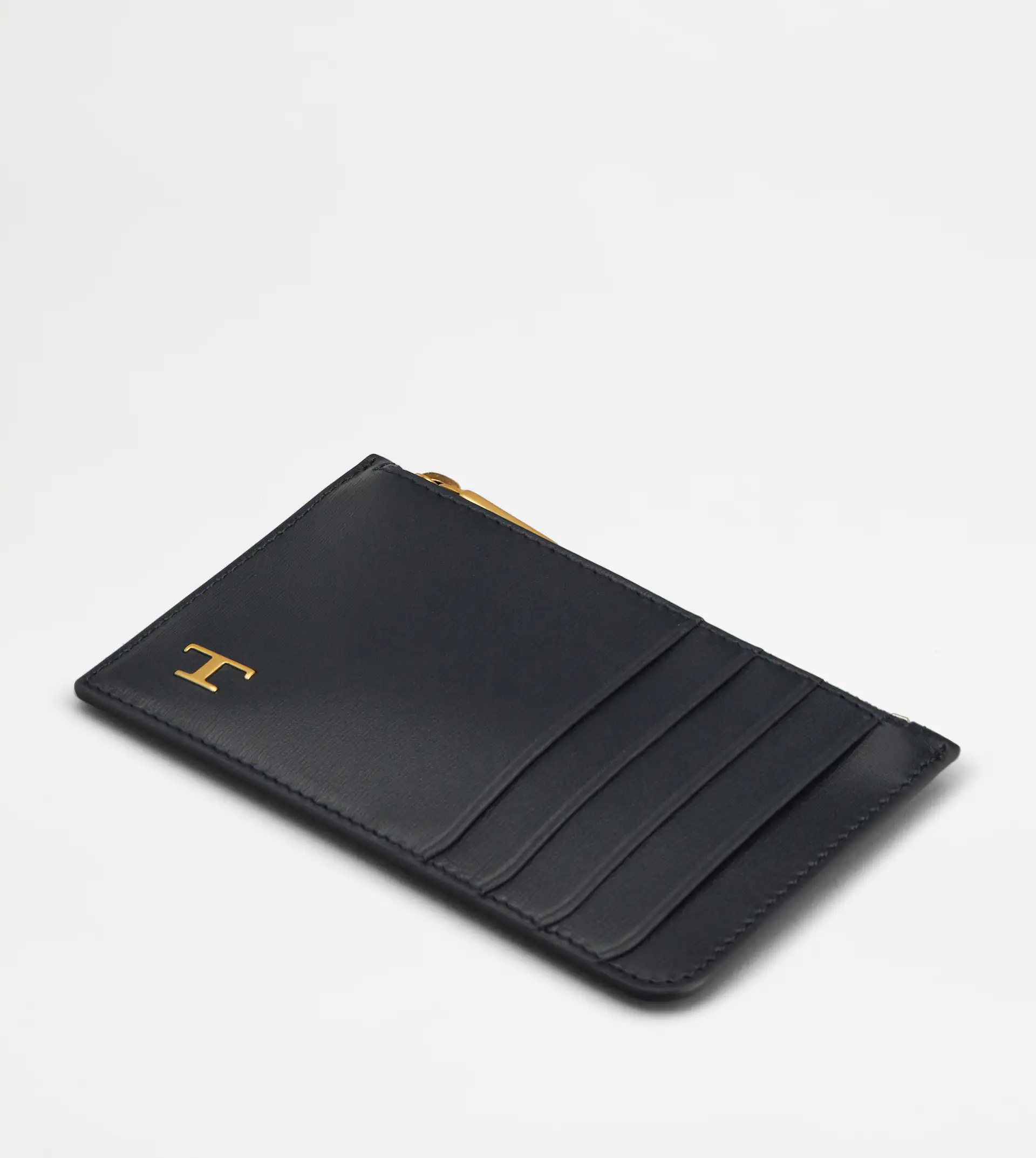 CREDIT CARD HOLDER IN LEATHER MEDIUM - BLACK - 3