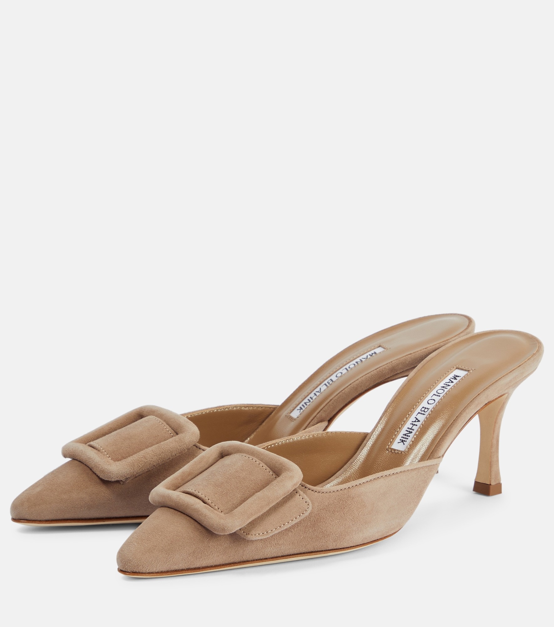 Maysale 70 suede mules - 5
