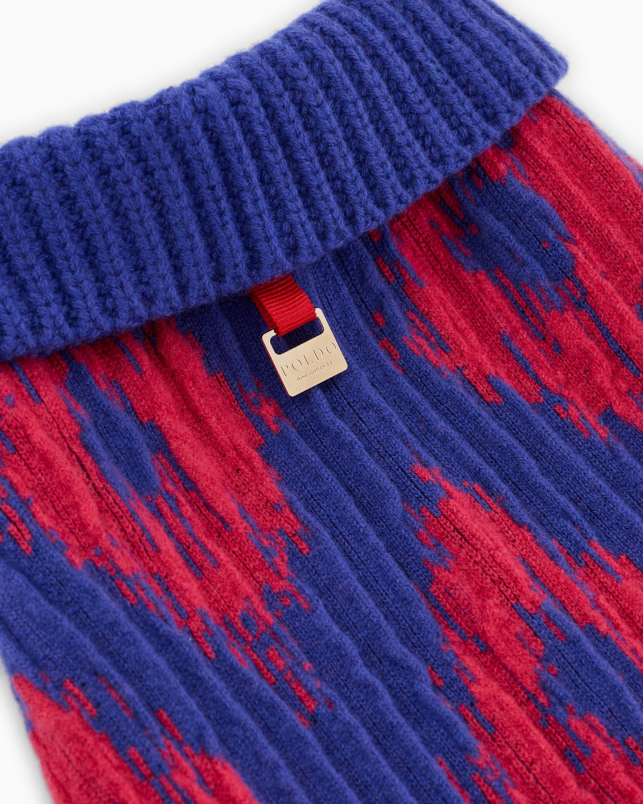 Poldo x Giorgio Armani jacquard jumper in virgin wool and cashmere - 7