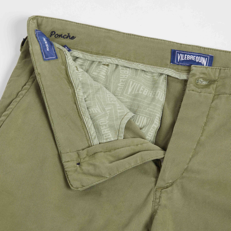 Men Tencel Gabardine Bermuda Shorts 6