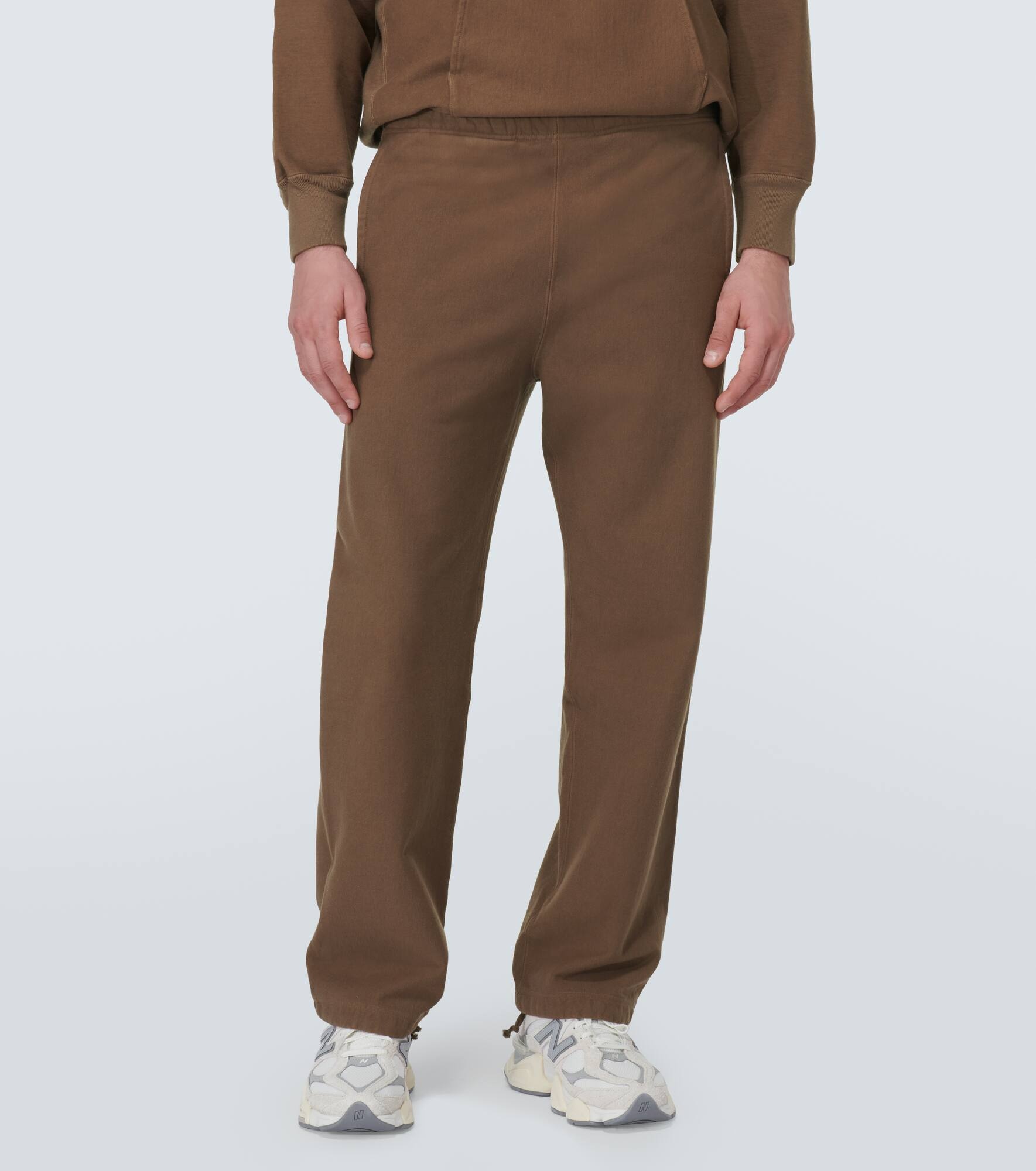 Cotton-blend sweatpants - 3