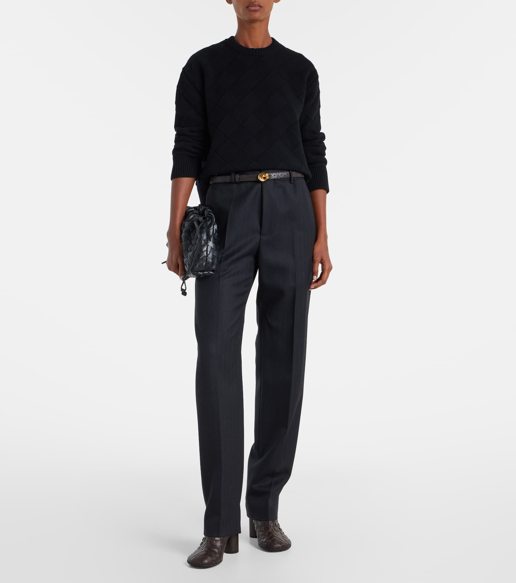Intreccio wool-blend sweater - 2