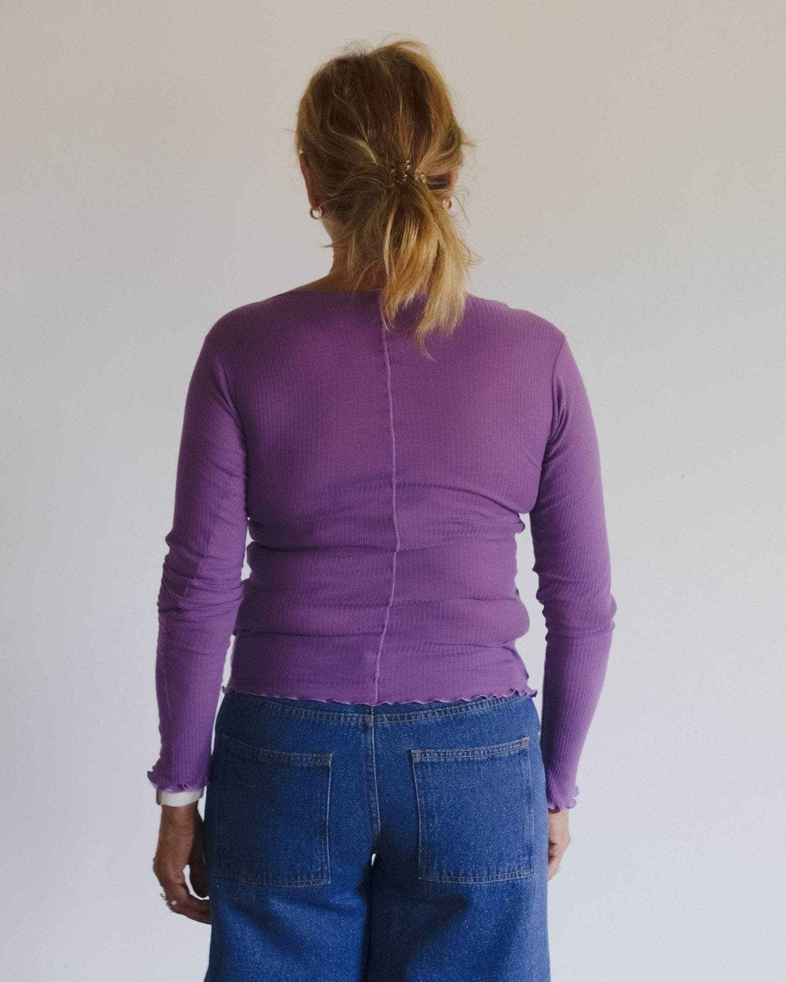 Pama Long Sleeve Tee - Organic Cotton Rib - 2