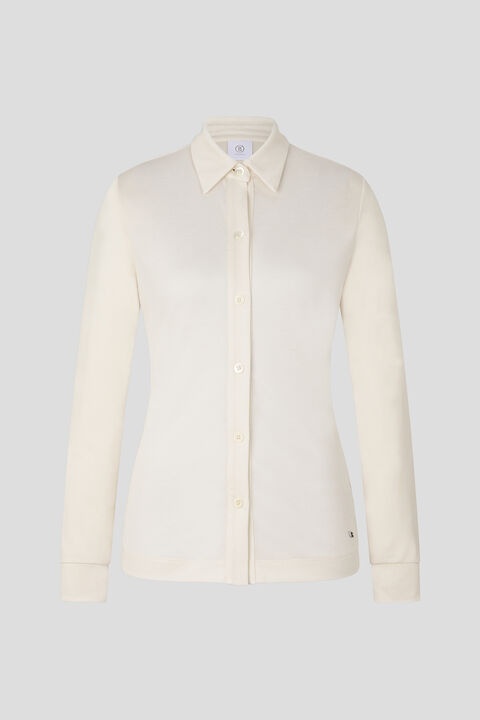 Yvette jersey blouse in Off-white - 1