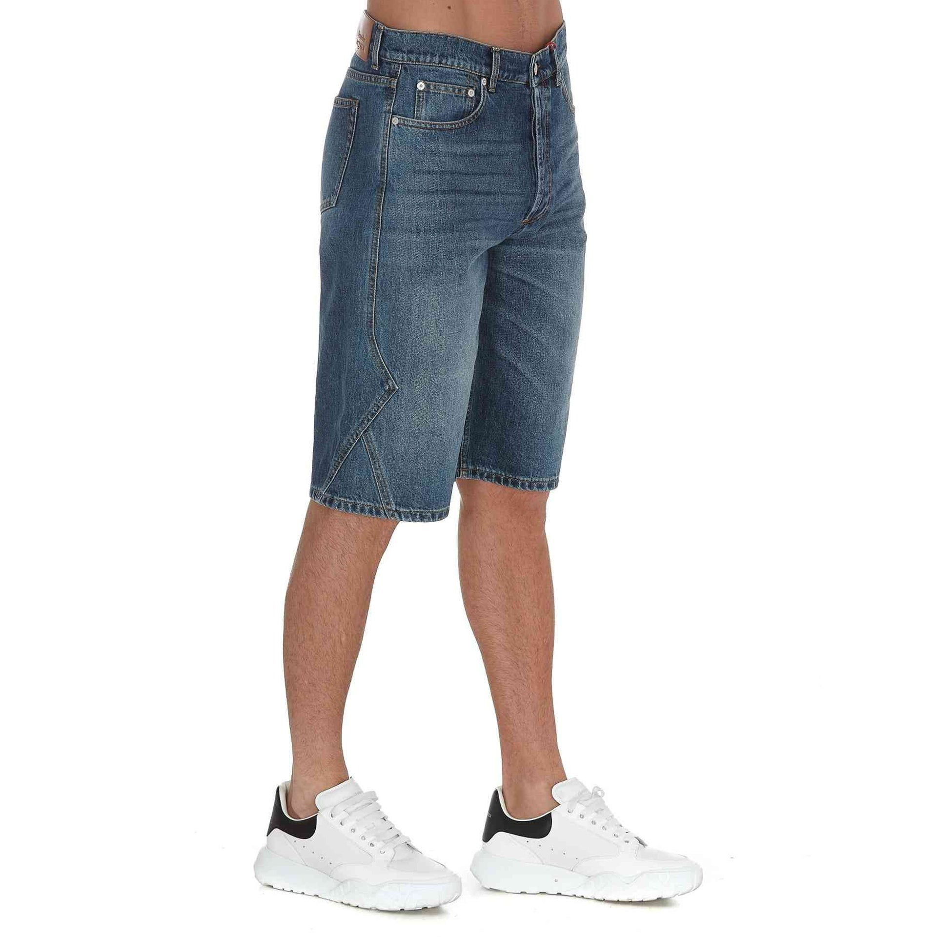 Alexander Mcqueen Denim Shorts Men - 2