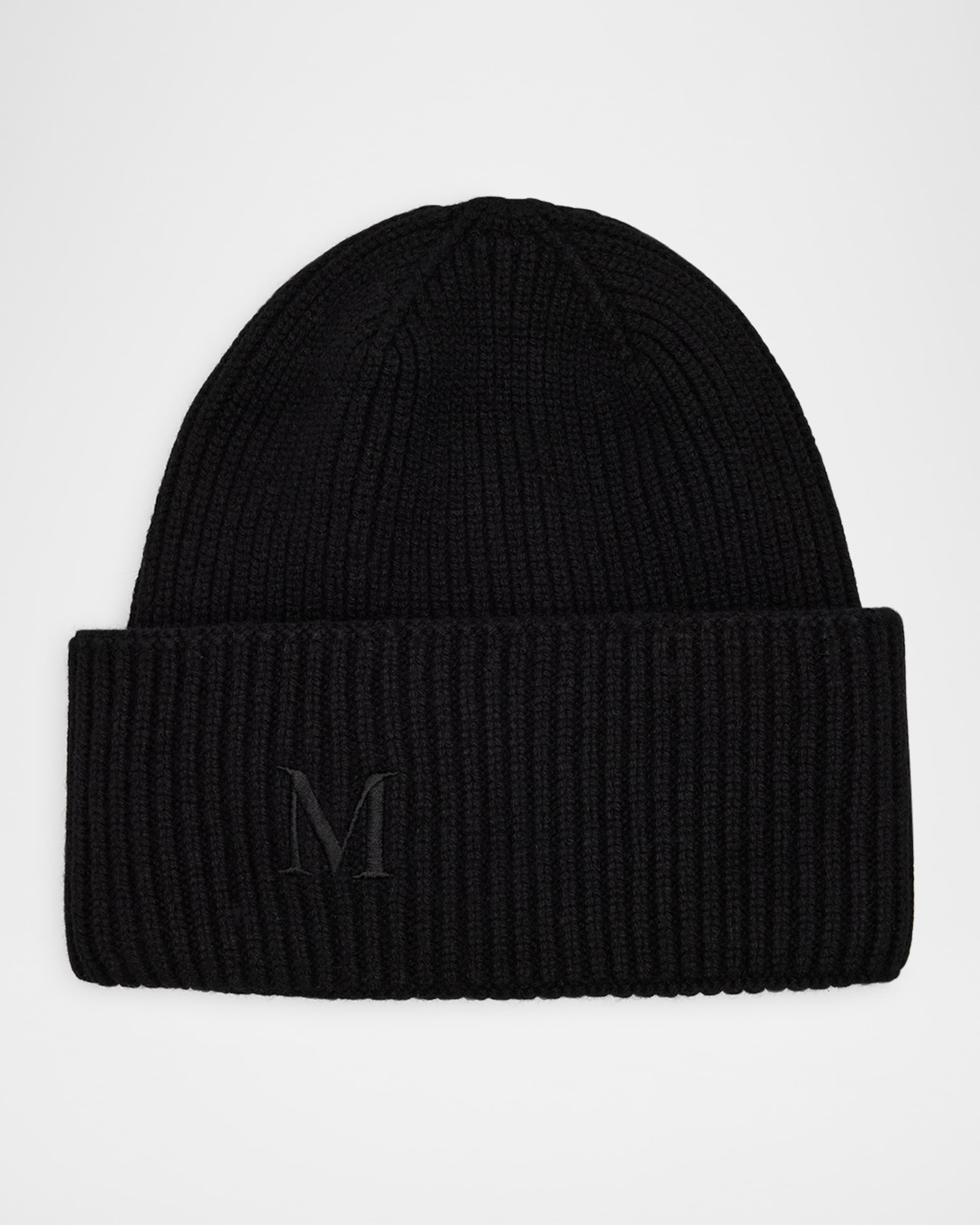 Retina Ribbed Cashmere Beanie - 1