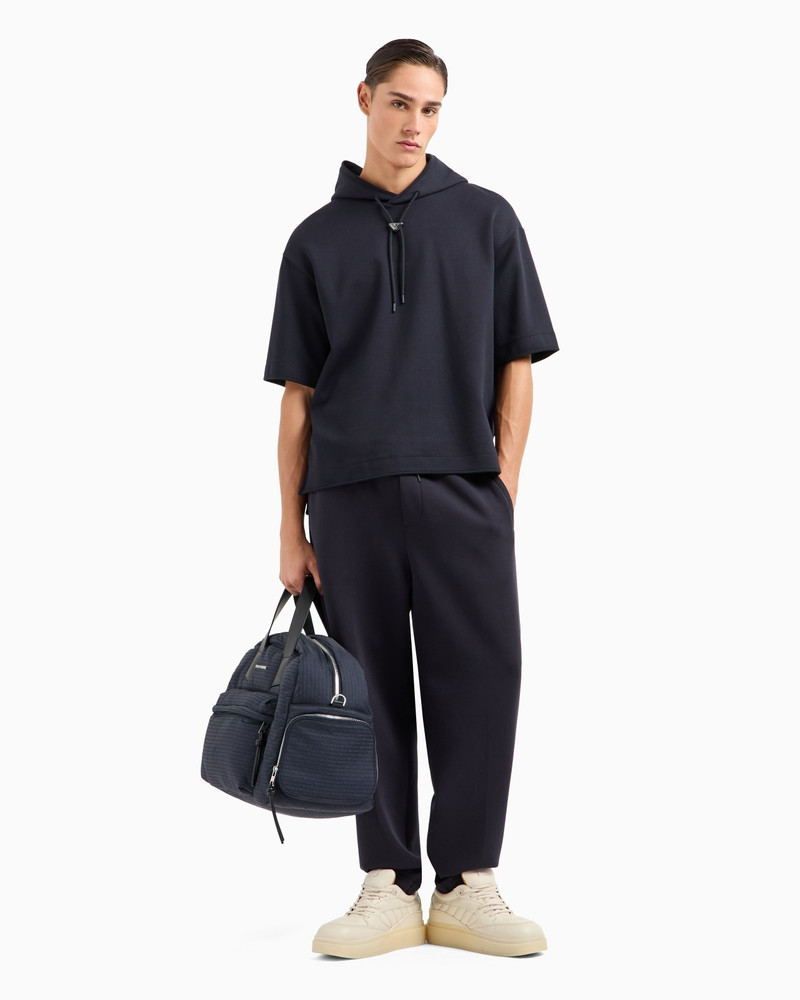 EMPORIO ARMANI DOUBLE JERSEY DRAWSTRING JOGGERS outlook