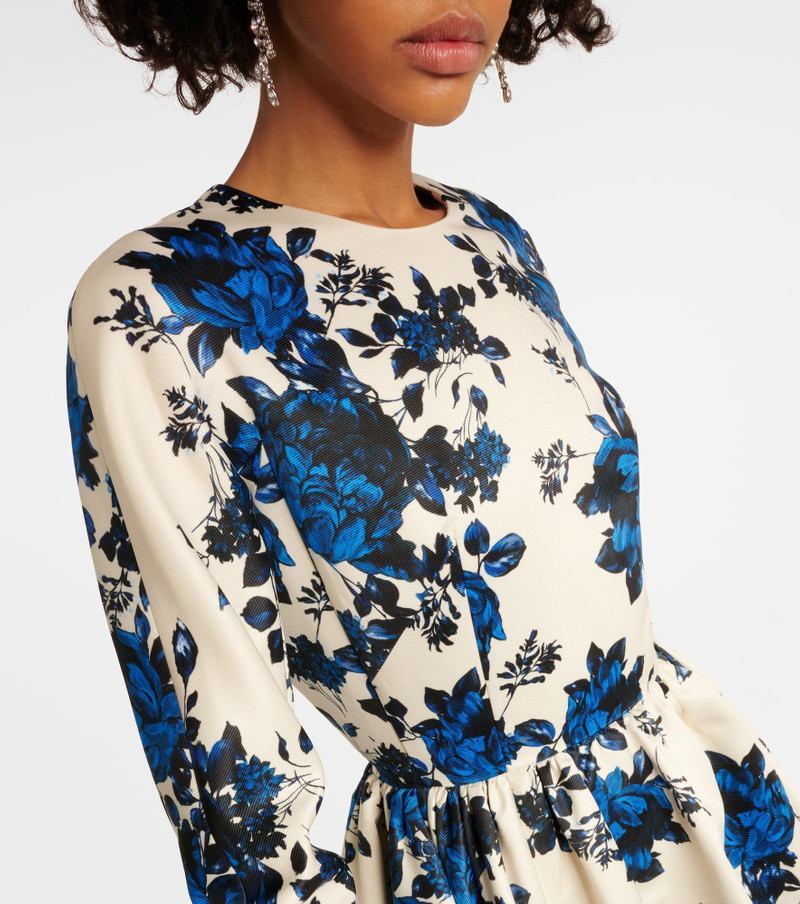 Annie floral taffeta midi dress 4