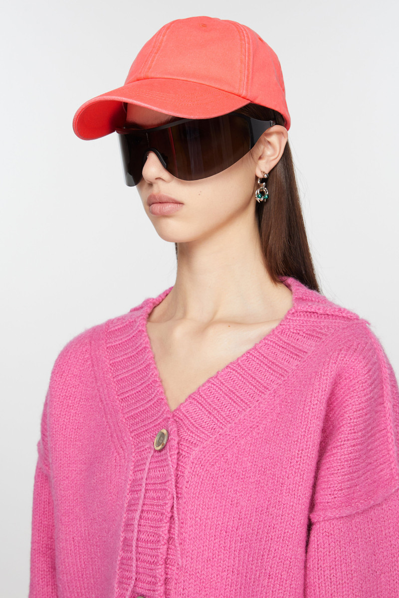 Acne Studios Twill cap - Fluo pink outlook