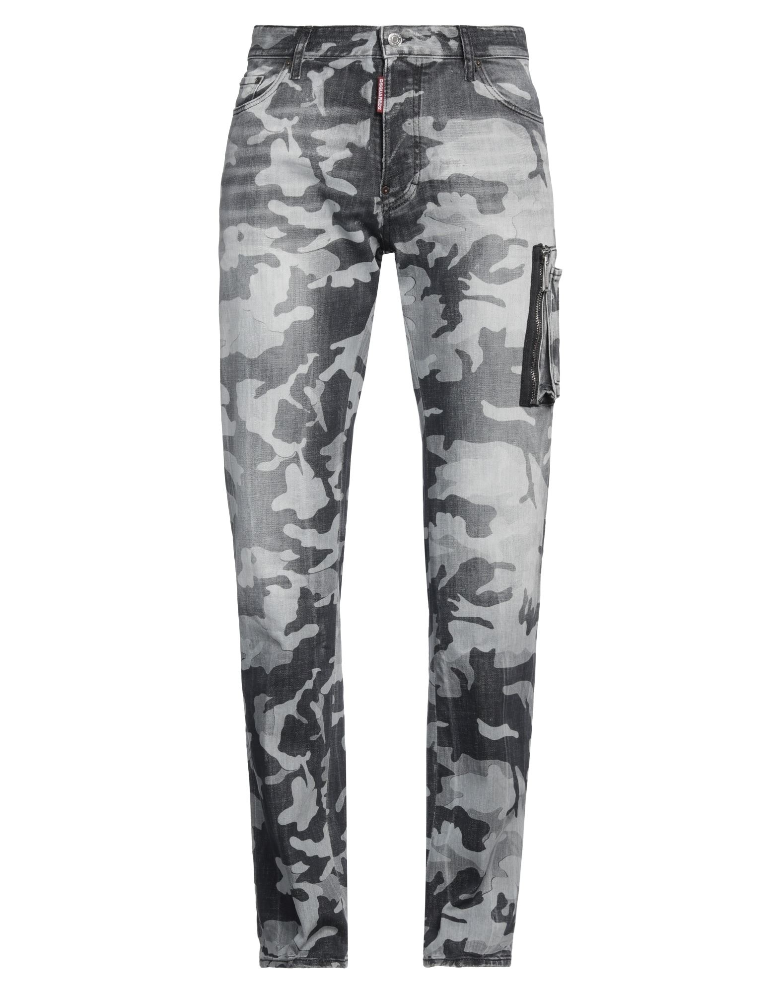 Grey Men's Denim Pants - 1