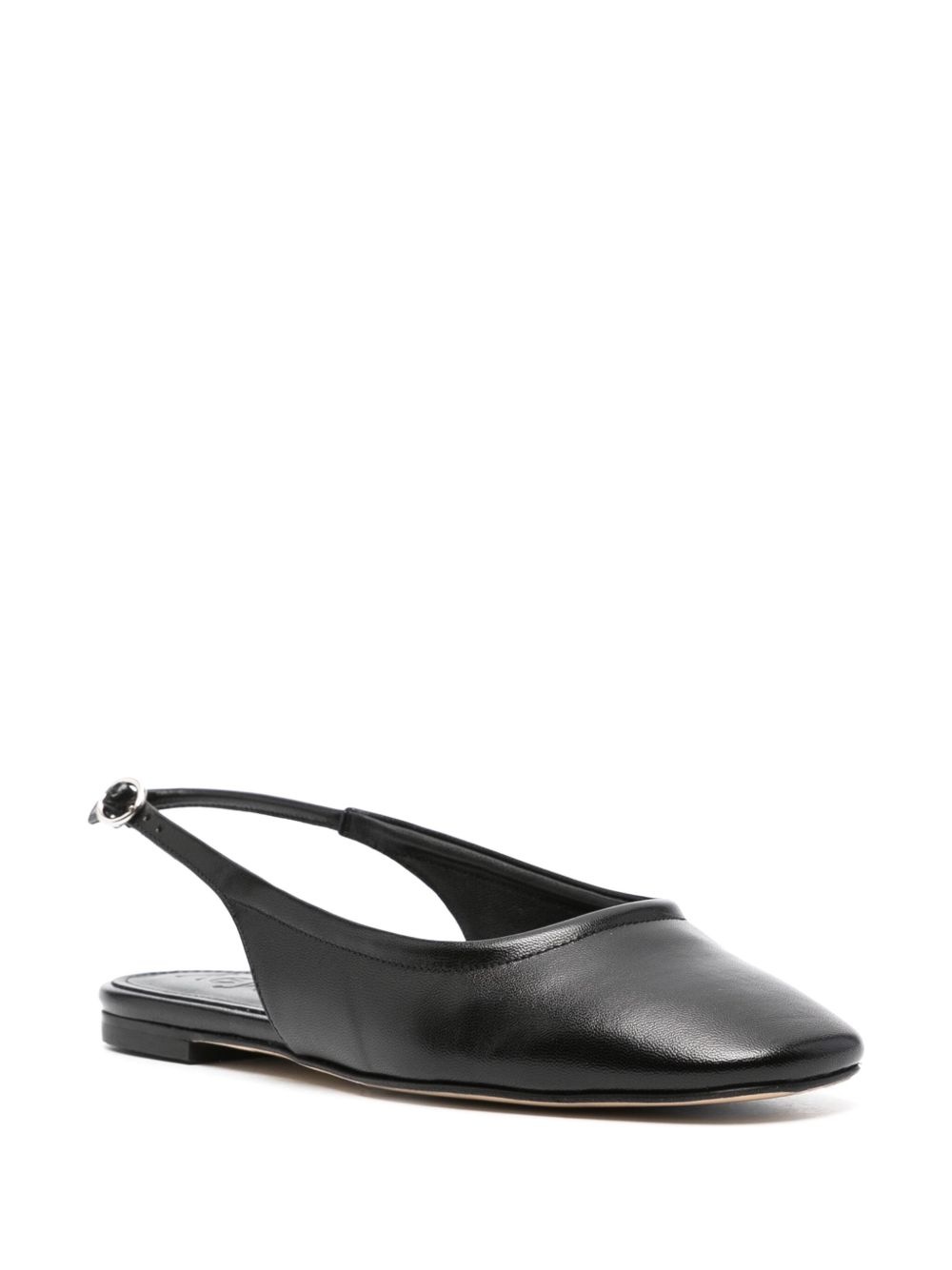 slingback leather ballerina shoes - 2