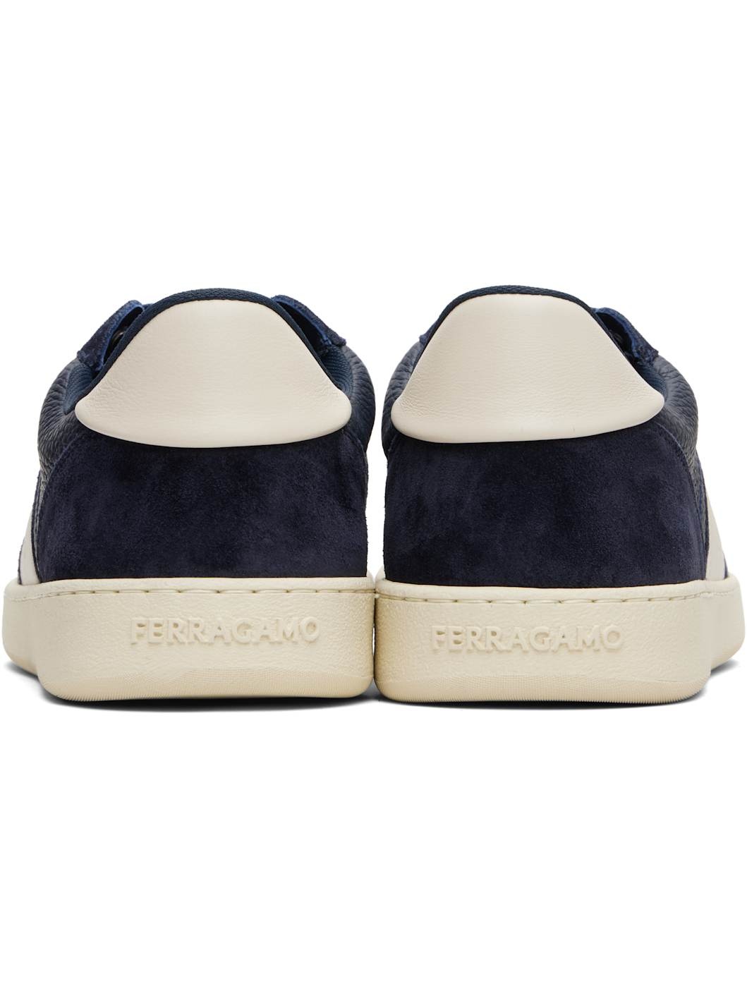 Navy Signature Low-Top Sneakers - 2