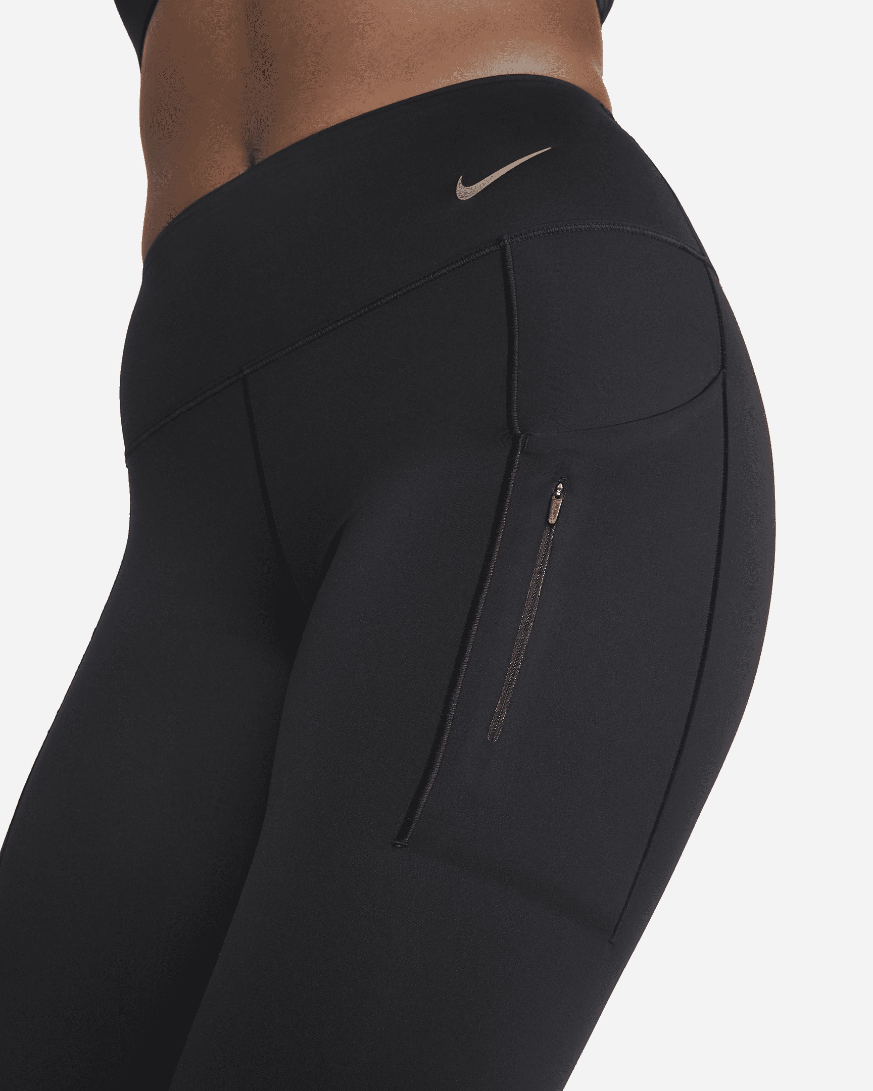 Nike Go Women's Firm-Support Mid-Rise Full-Length Leggings with Pockets - 4