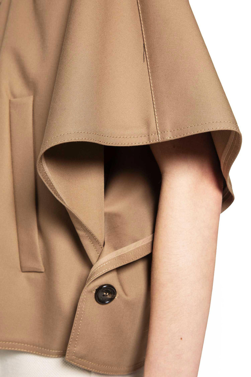 Max Mara Water-repellent Gabardine Cape outlook