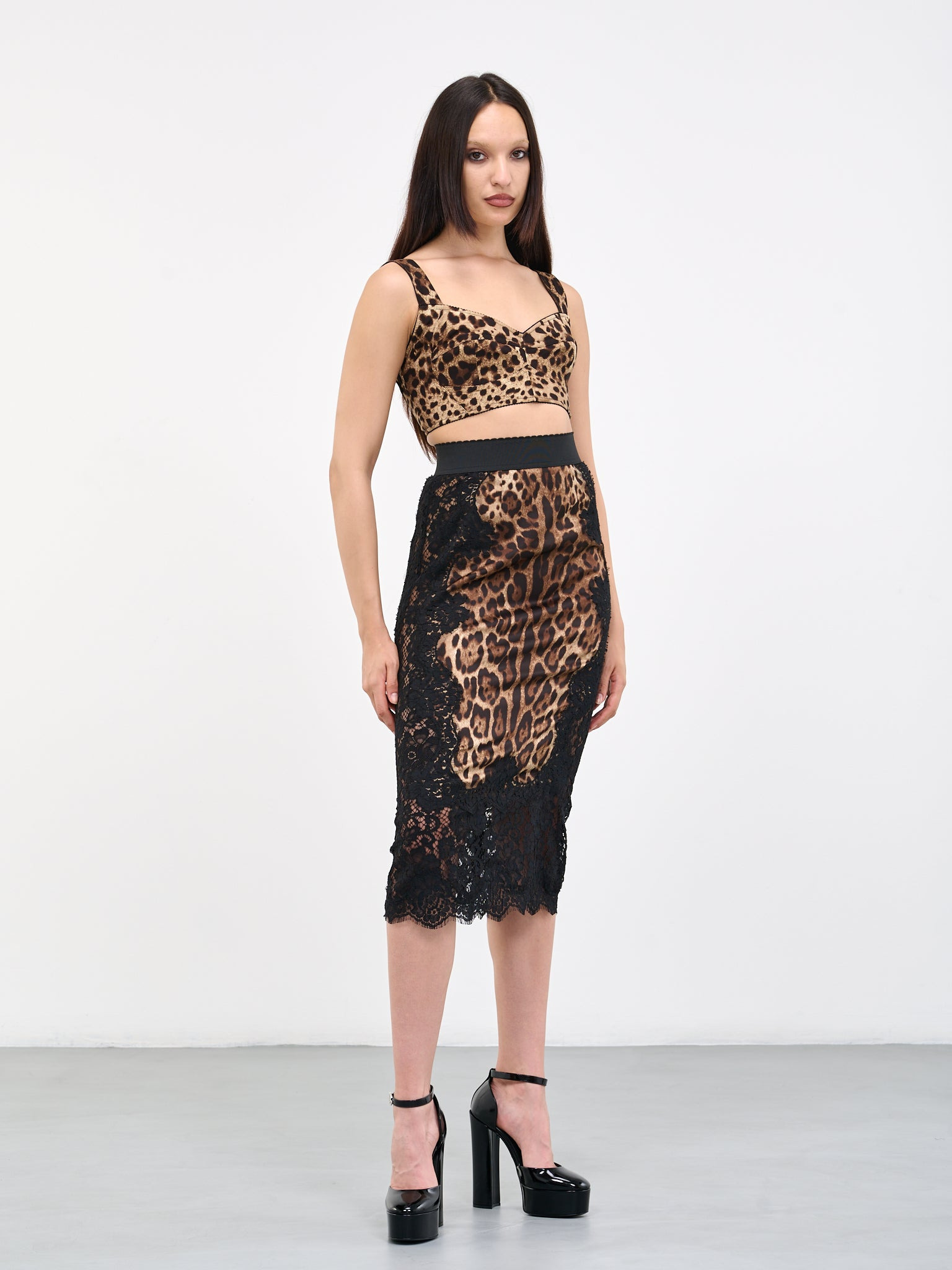 Leopard Marquisette Bustier - 6