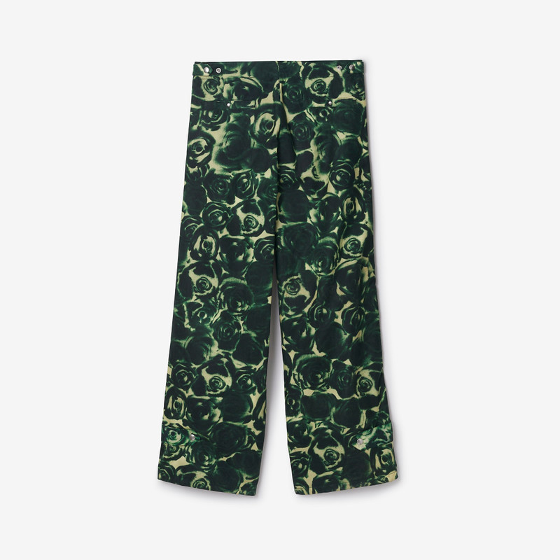 Rose Waxed Cotton Trousers 5