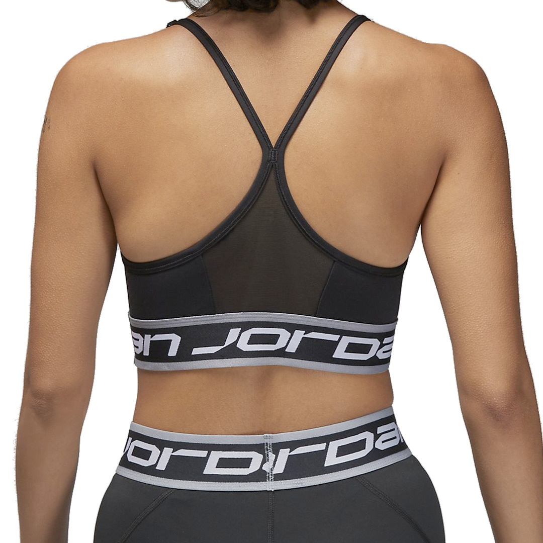 (WMNS) Air Jordan Indy Light Support Sports Bra 'Black' FB4096-010 - 2