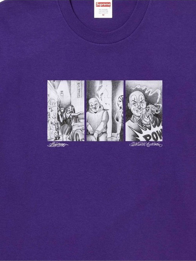 Supreme Mister Cartoon Pow T-shirt outlook