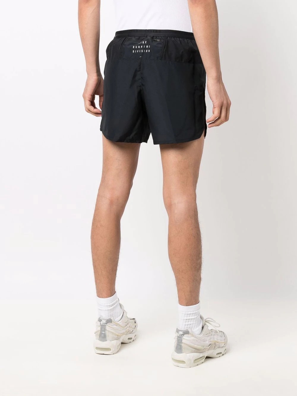 Swoosh logo-detail track shorts - 4