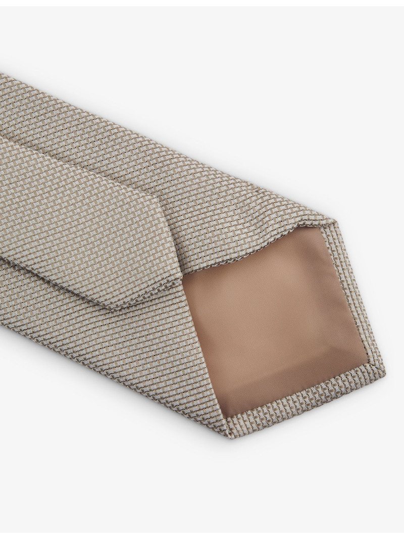 Ceremony textured silk tie 4