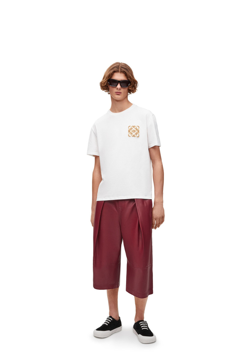 Loewe Pleated shorts in nappa lambskin outlook