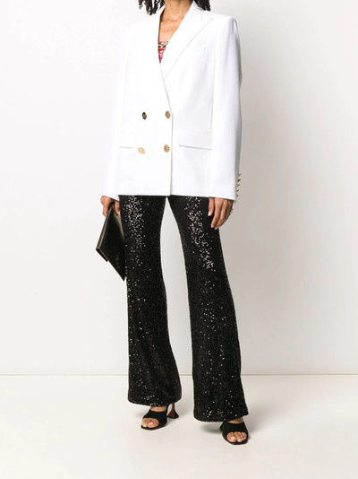 Balmain oversized double-breasted blazer outlook