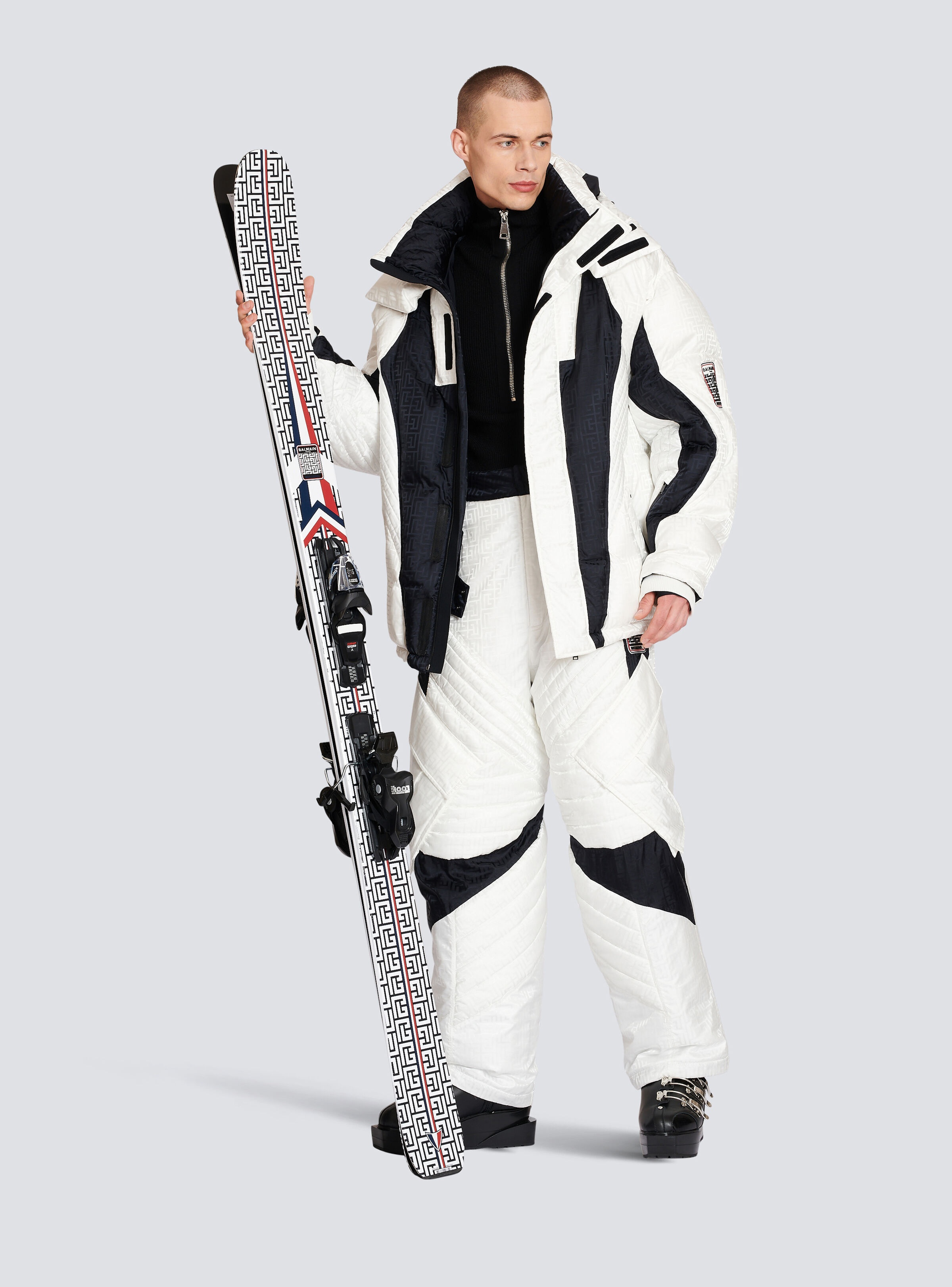 Balmain x Rossignol - Balmain monogram ski coat - 2