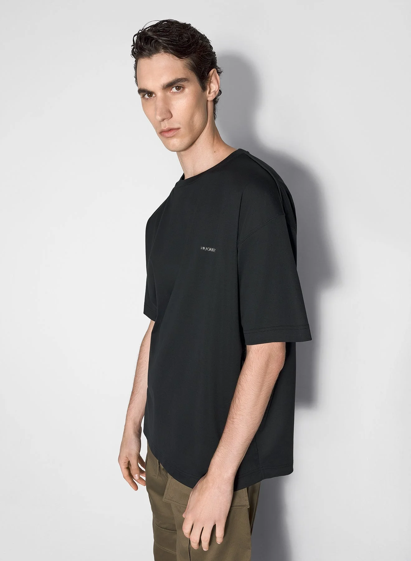 black mugler signature t-shirt - 1