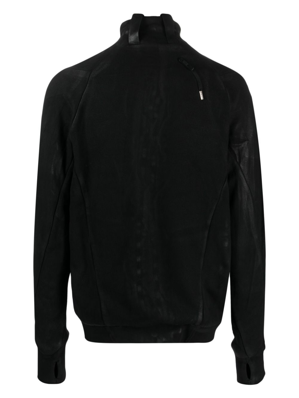 high-neck cotton lightweight jacket - 2