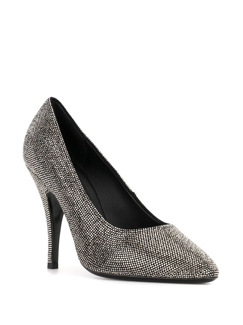 FERRAGAMO crystal-embellished pumps outlook