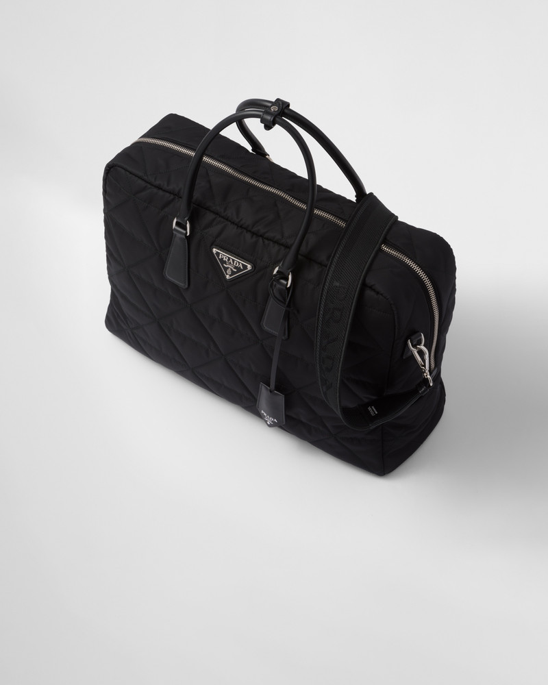 Quilted Re-Nylon travel bag 3