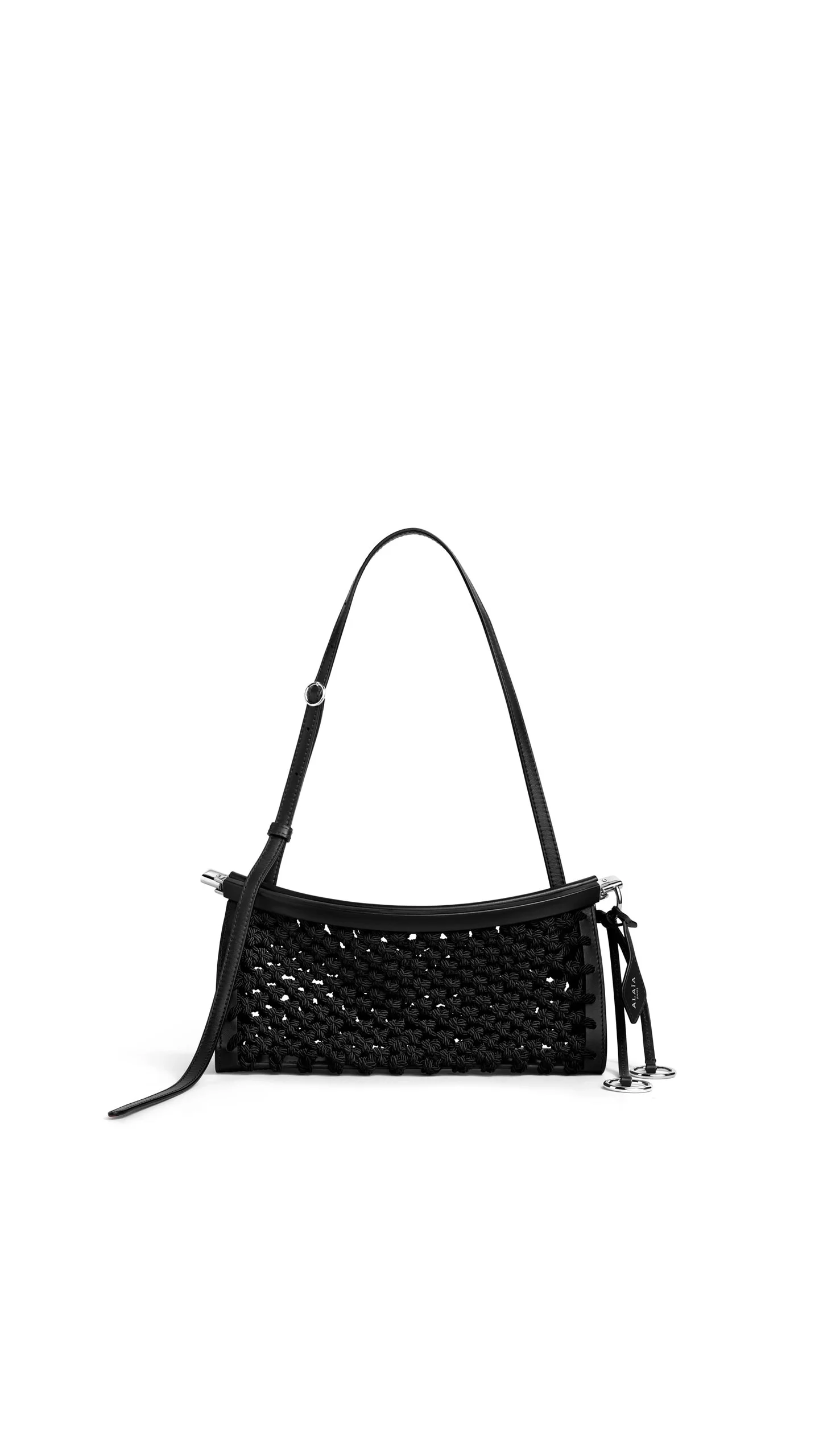 LE CLICK EAST WEST SMALL BAG IN SATIN CORD - 1