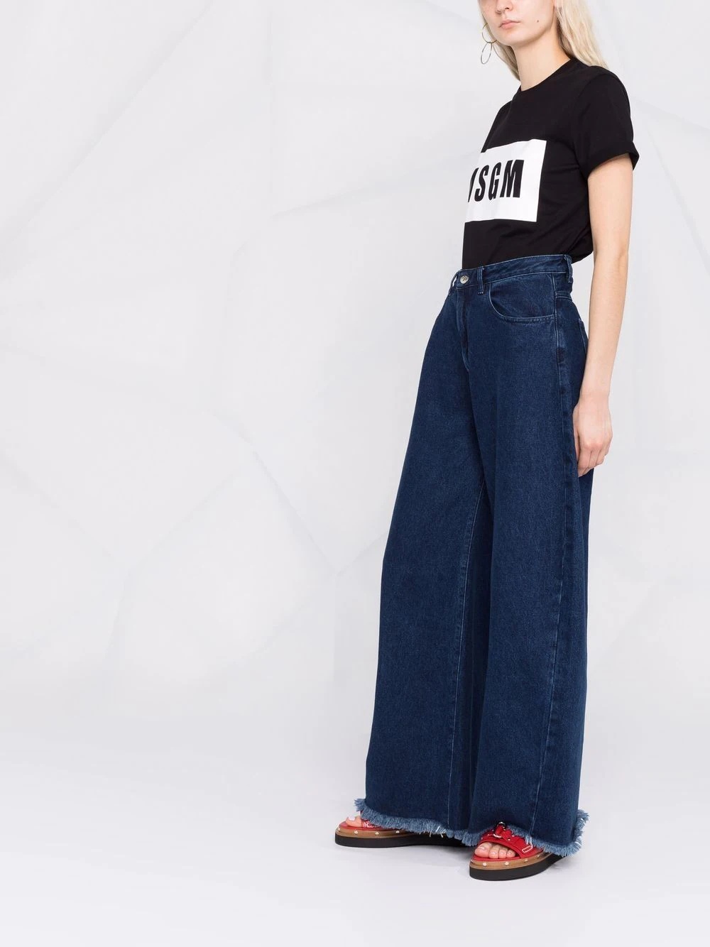 logo-print cotton T-shirt - 4