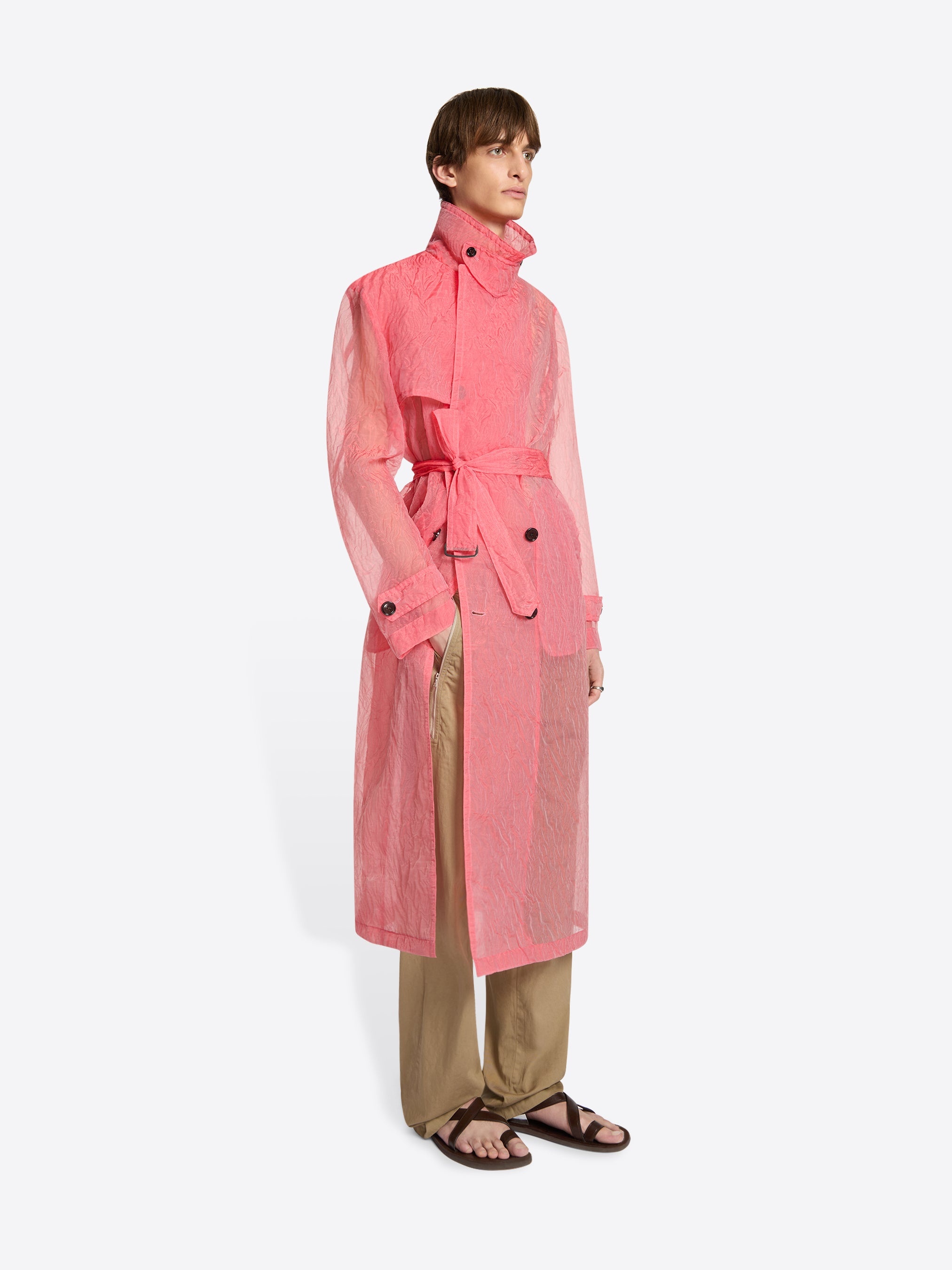SEMI-SHEER COAT - 4