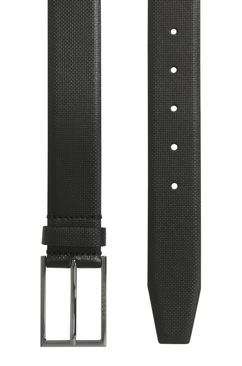 로고 BUCKLE로 ITALIAN LEATHER에 있는 인쇄된 벨트 6