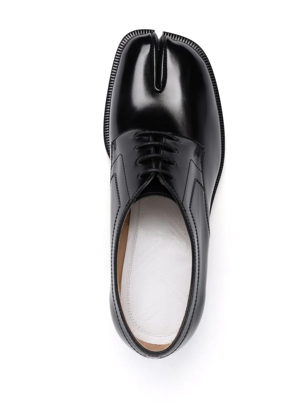 Tabi-toe lace-up shoes - 4
