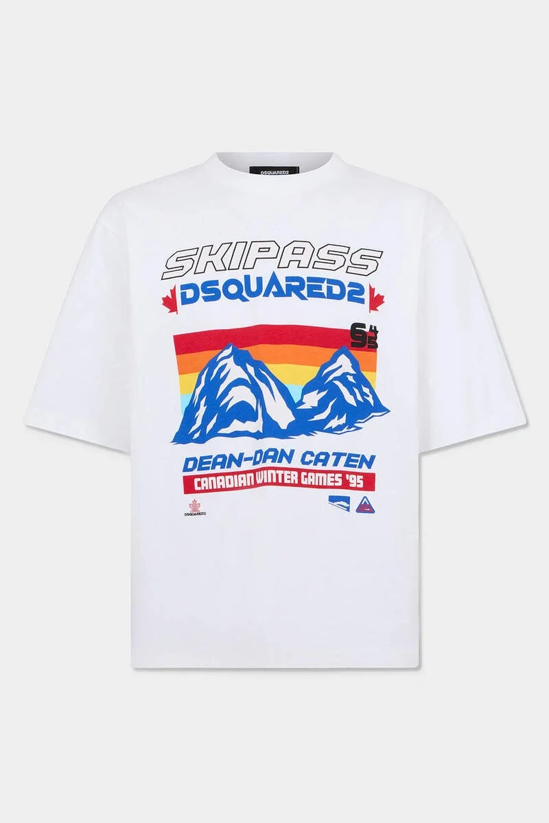 SKI PASS LOOSE FIT T-SHIRT - 1
