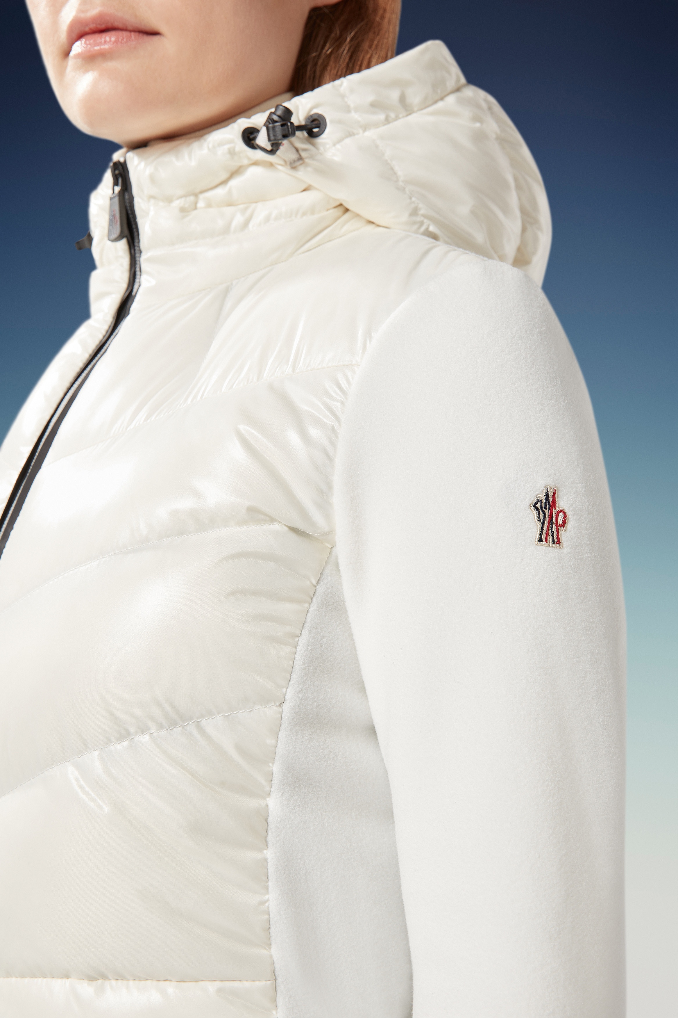 関税込 MONCLER PADDED FLEECE HOODIE Moncler Fleece Hoodie - Black - Men | 8G0000189AK8999