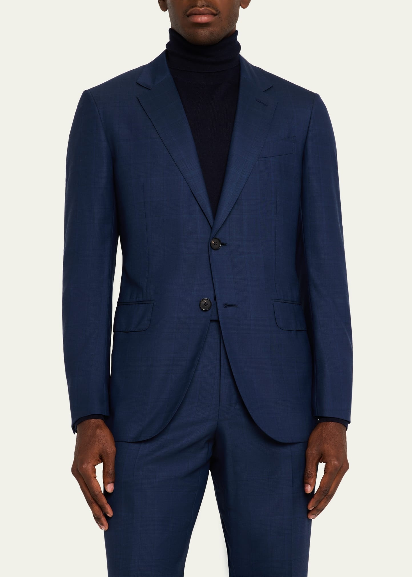Men's Centoventimila Plaid Suit - 4