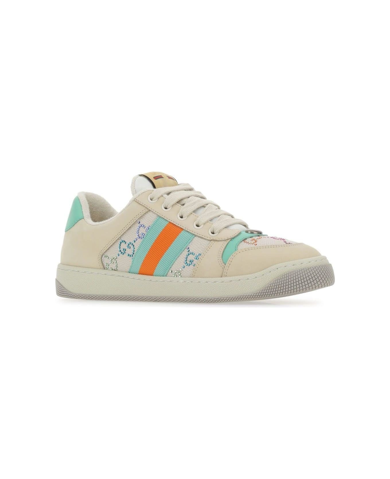 Gucci GG Crystal Screener Sneakers - 2