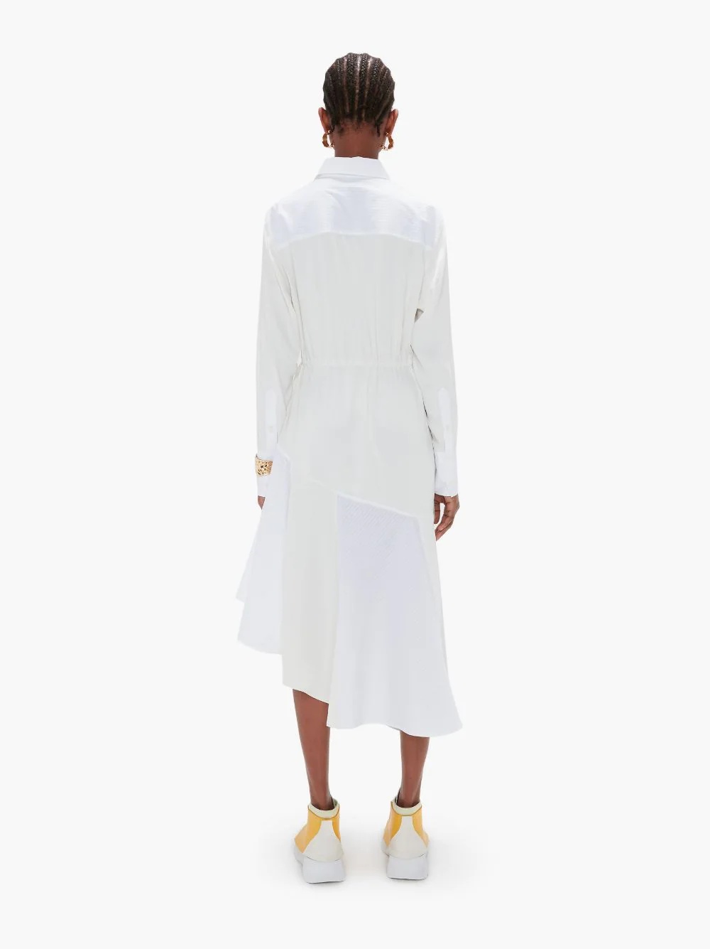 ASYMMETRIC SHIRT DRESS - 4