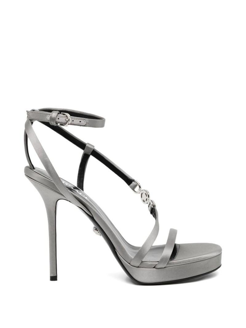 chain embellished sandals 1