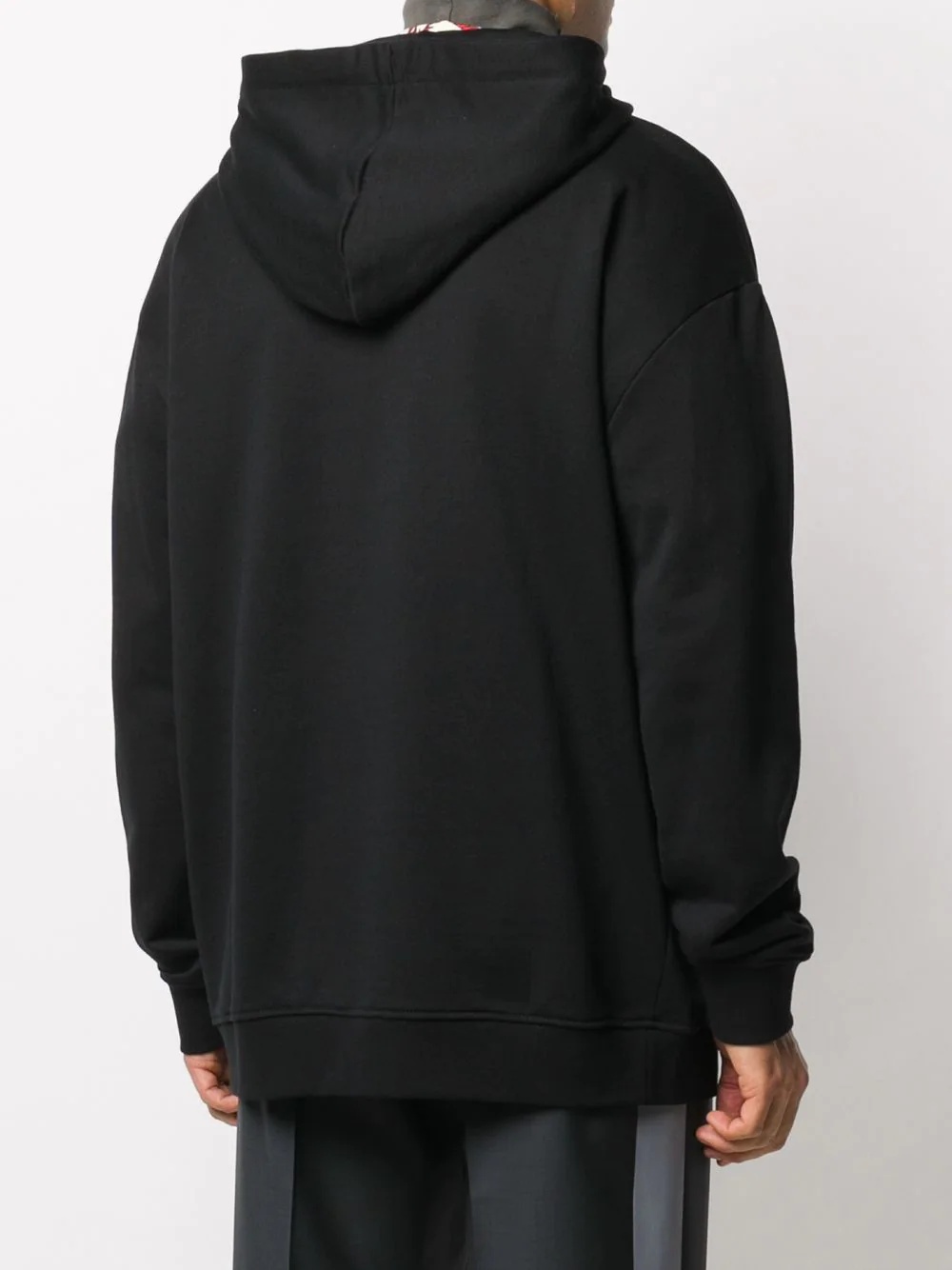 zip-front drawstring hoodie - 4