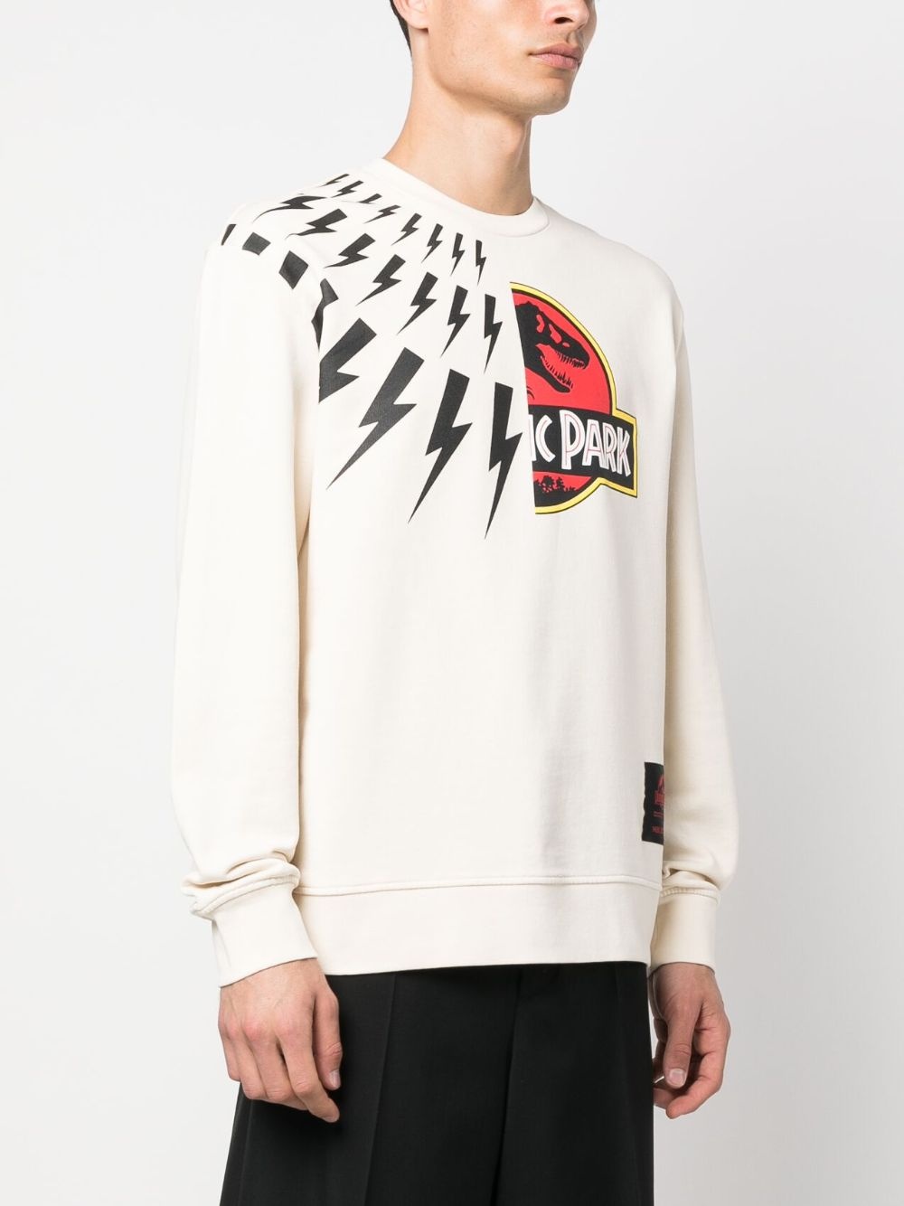 graphic-print cotton sweatshirt - 3