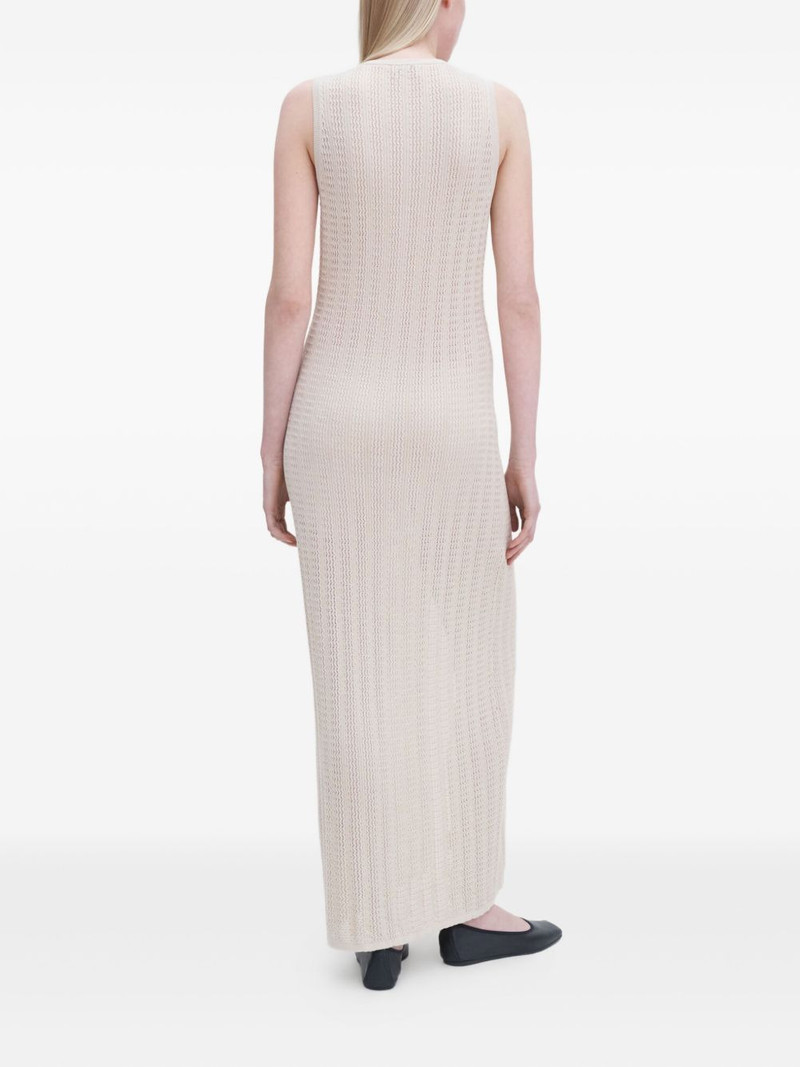 V-neck button-fastening maxi dress 4