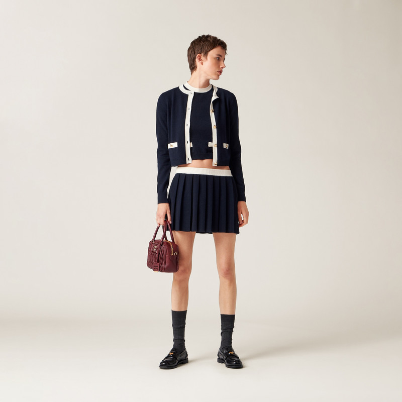 Miu Miu Cashmere knit cardigan outlook