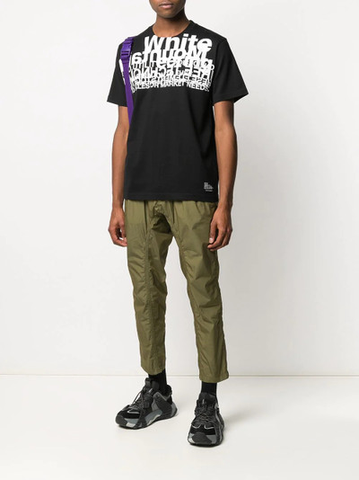 White Mountaineering layered logo T-shirt outlook