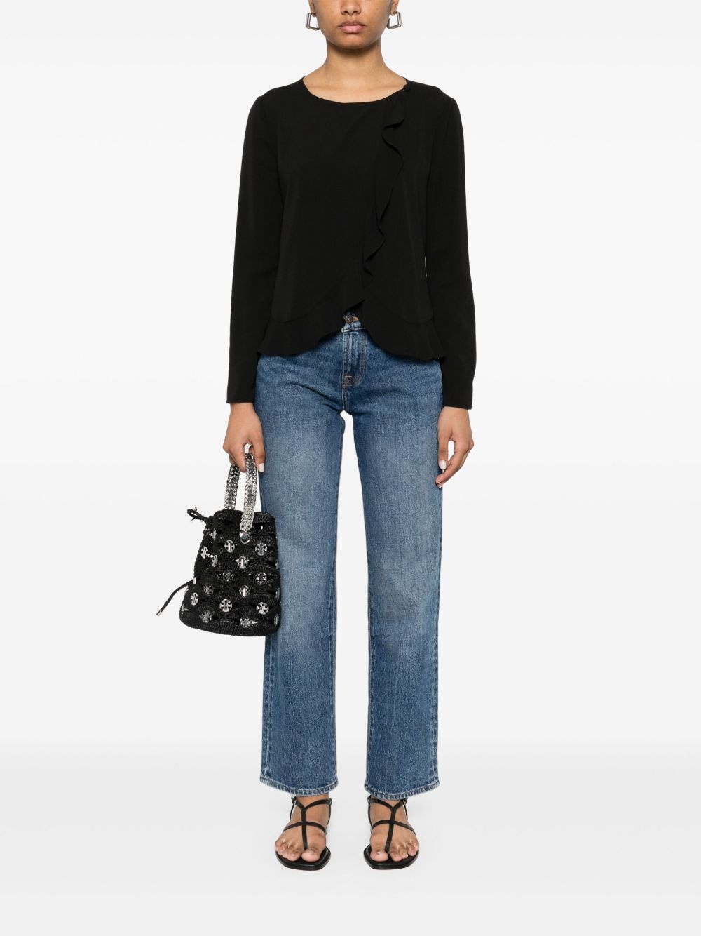 wrap blouse - 2