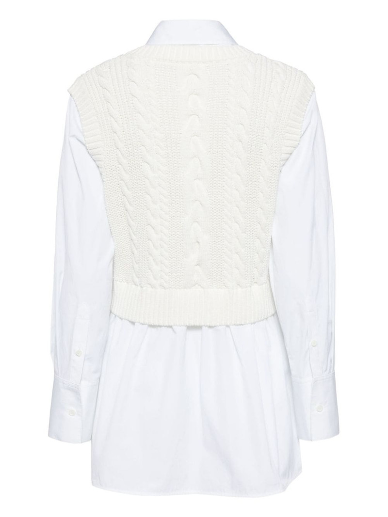 JUUN.J layered long-sleeve shirt outlook